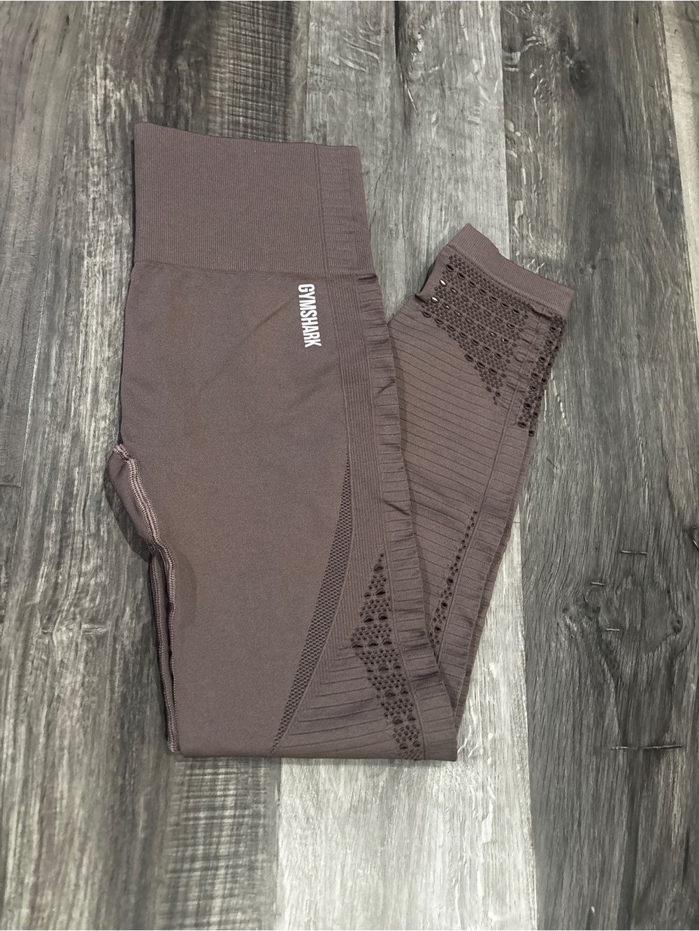 Large Gymshark Energy+ Seamless Leggings mauve